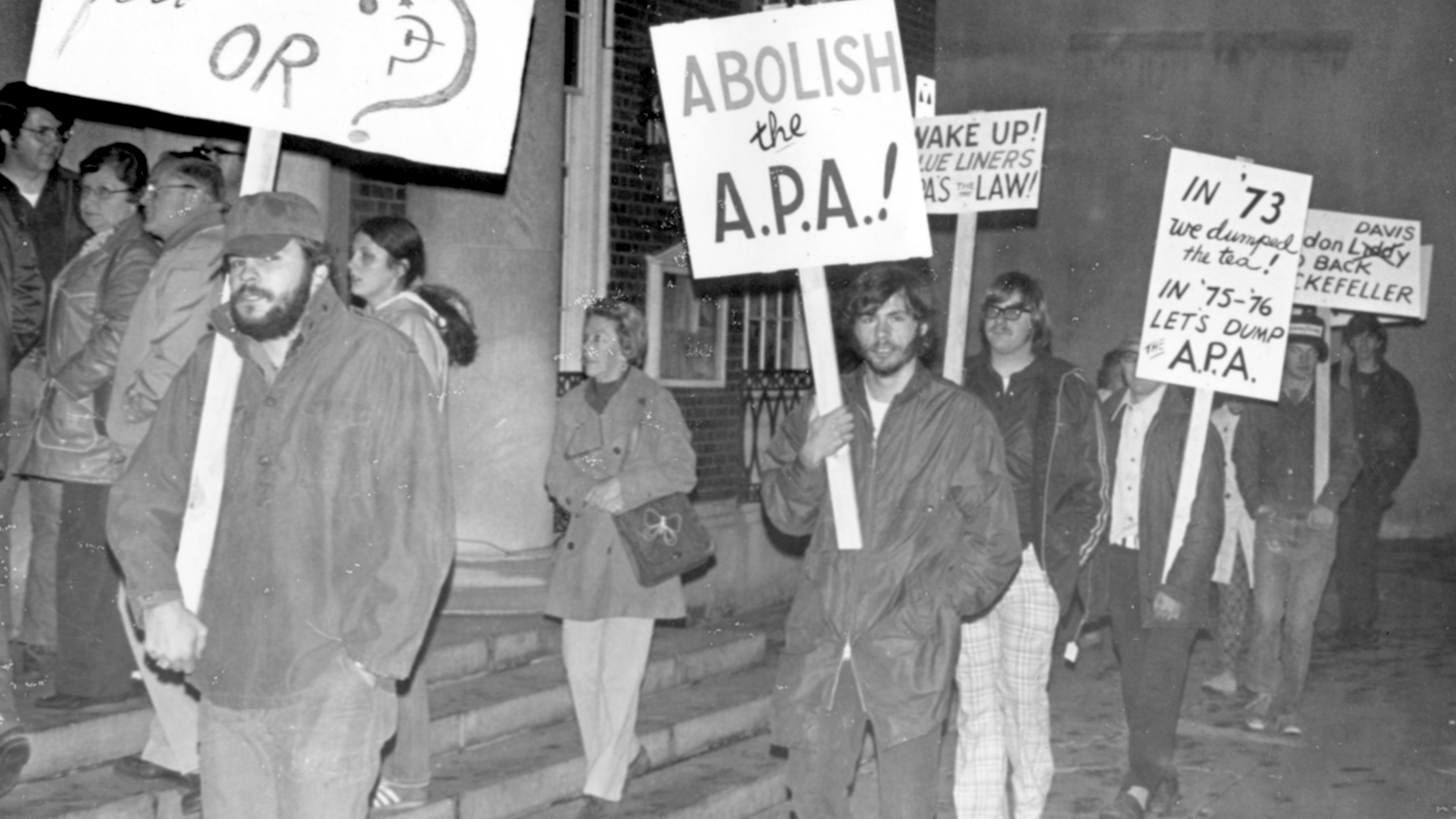 Protesters at Townhall